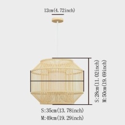 Lantaarn Bamboe Hanglamp Creatieve Japanse Hanglamp