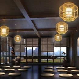 Lantaarn Bamboe Hanglamp Creatieve Japanse Hanglamp