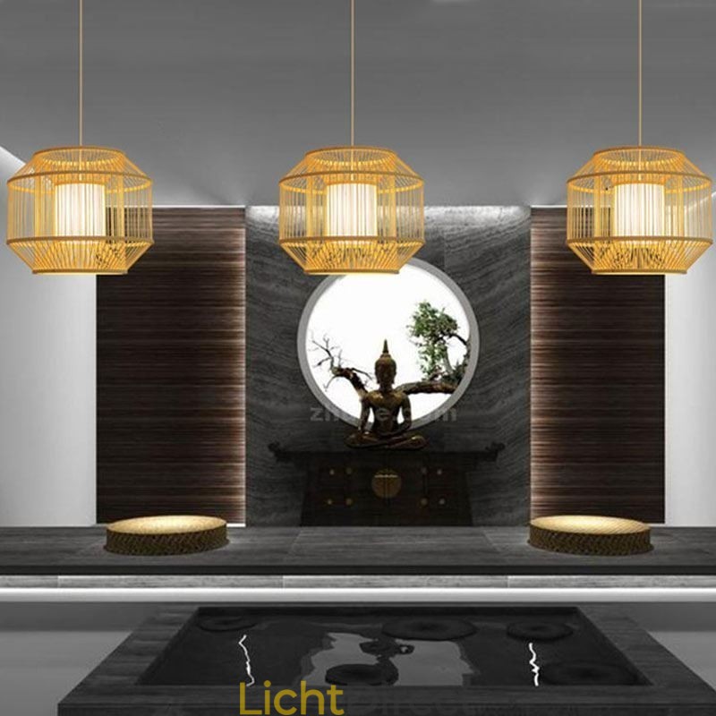 Lantaarn Bamboe Hanglamp Creatieve Japanse Hanglamp