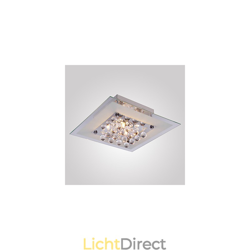Plafondlamp Modern Crystal Living 5 lampen