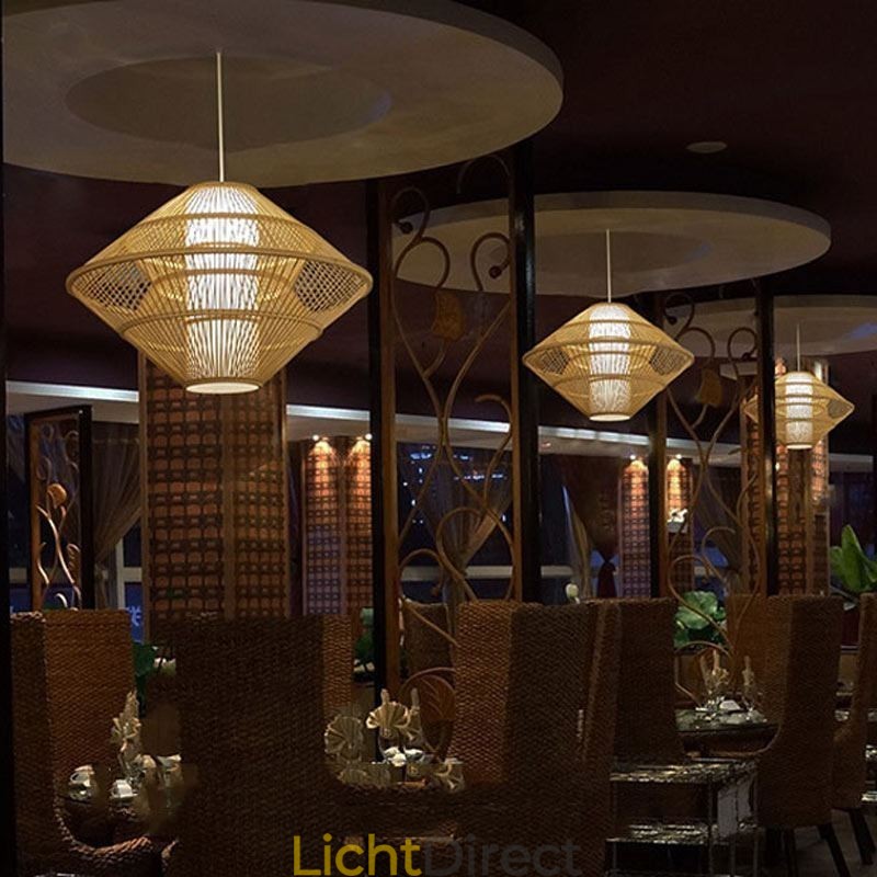 Gyroscoop Design Bamboe Hanglamp