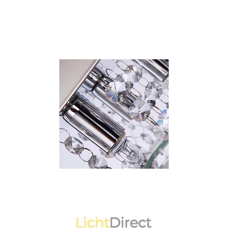 Plafondlamp Modern Crystal Living 5 lampen