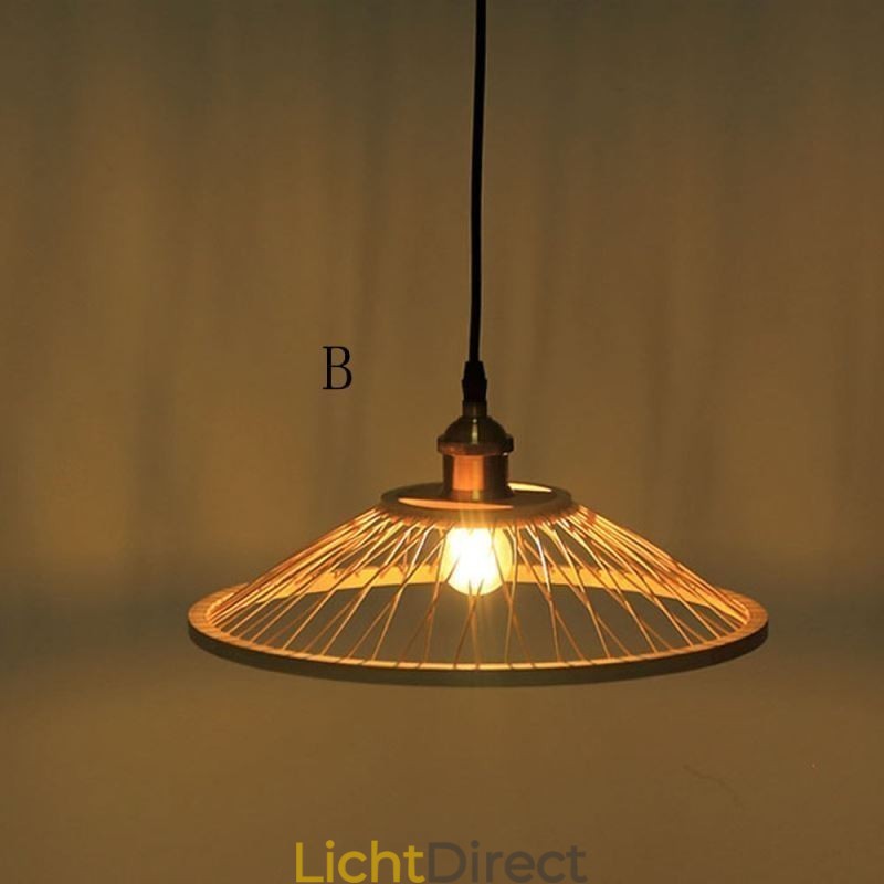 Dome Bamboe Hanglamp Handgeweven Hanglamp