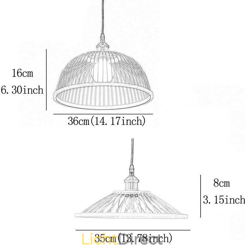 Dome Bamboe Hanglamp Handgeweven Hanglamp