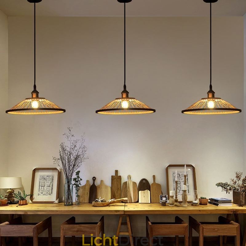 Dome Bamboe Hanglamp Handgeweven Hanglamp