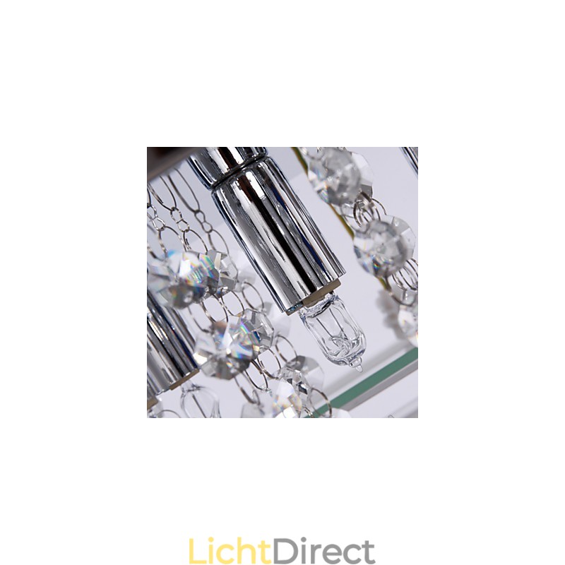 Plafondlamp Modern Crystal Living 5 lampen
