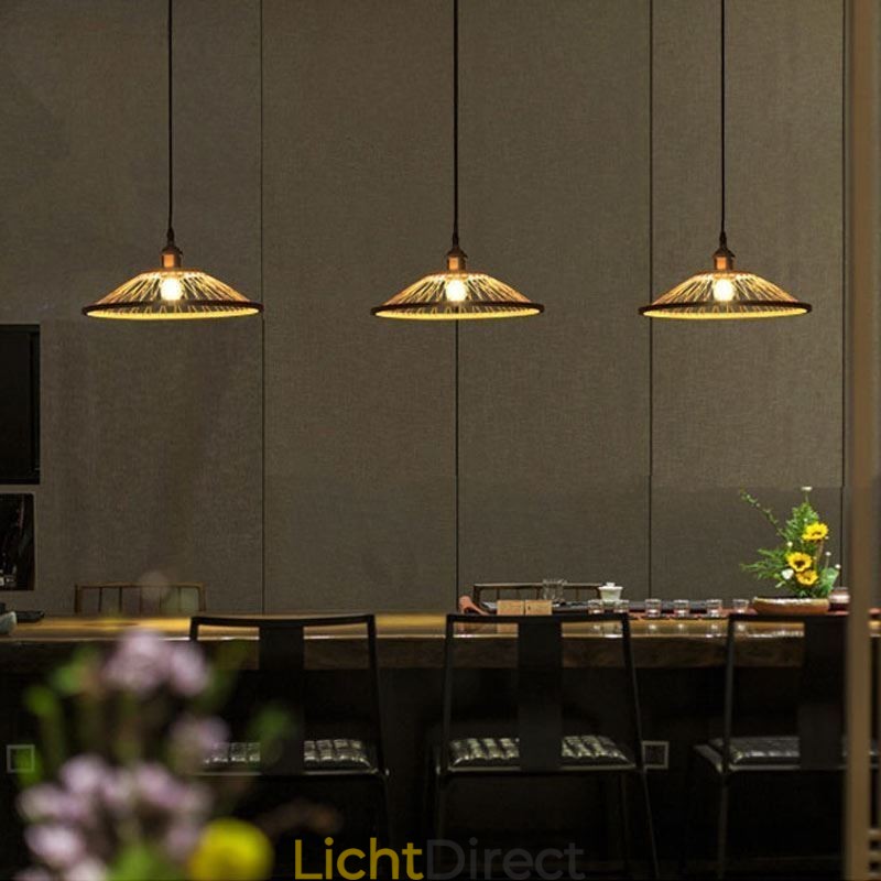 Dome Bamboe Hanglamp Handgeweven Hanglamp