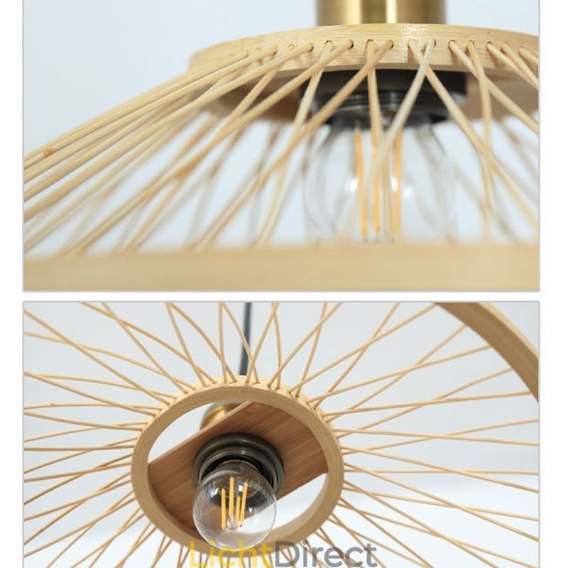 Dome Bamboe Hanglamp Handgeweven Hanglamp