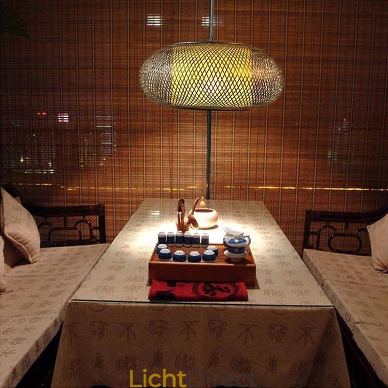 Decoratieve bamboe hanglamp visueel comfort