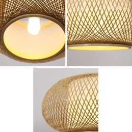 Decoratieve bamboe hanglamp visueel comfort