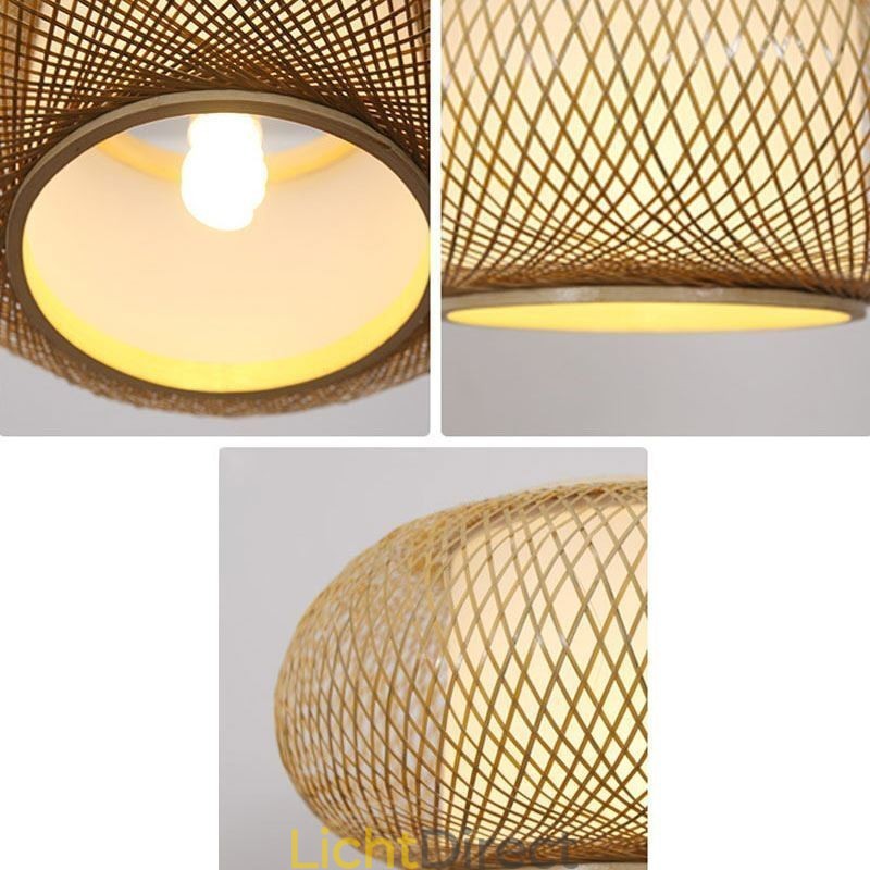 Decoratieve bamboe hanglamp visueel comfort