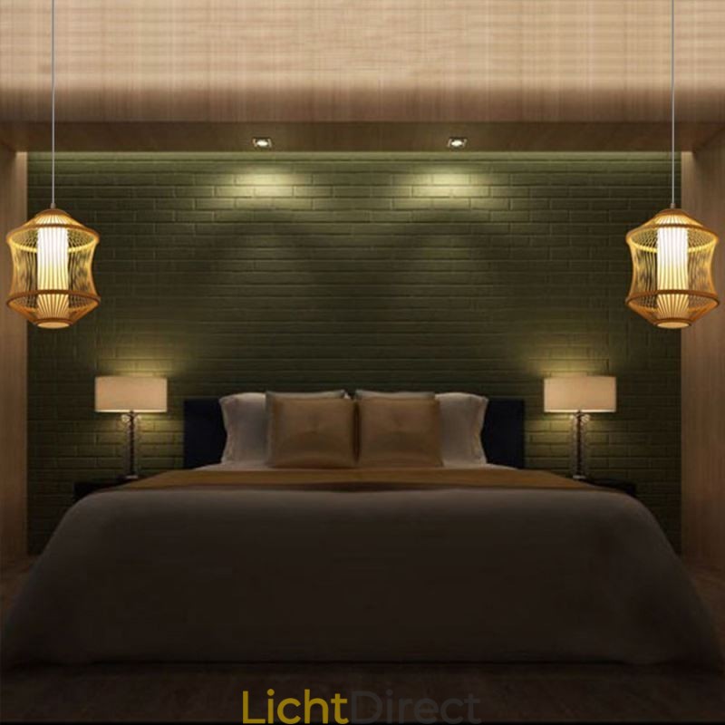 Visuele Comfort Bamboe Kooi Hanglamp