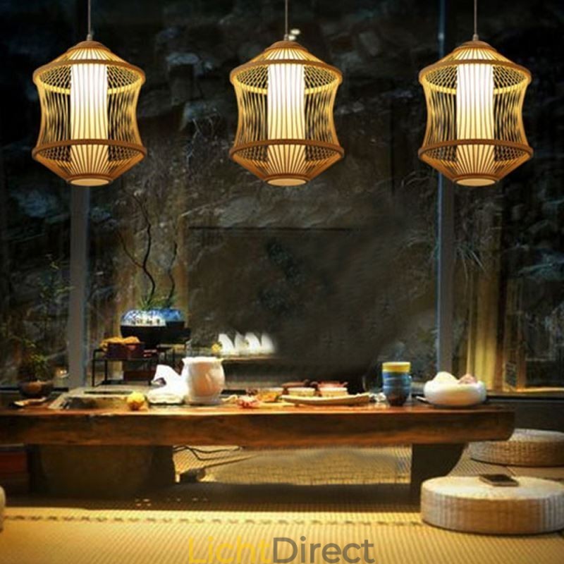 Visuele Comfort Bamboe Kooi Hanglamp