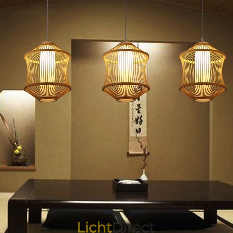 Visuele Comfort Bamboe Kooi Hanglamp