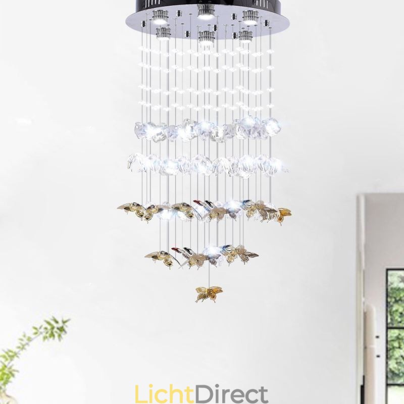 Nordic Hanglamp Creatieve Vlinder Glazen Hanglamp