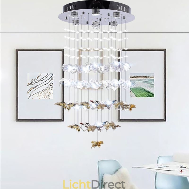Nordic Hanglamp Creatieve Vlinder Glazen Hanglamp