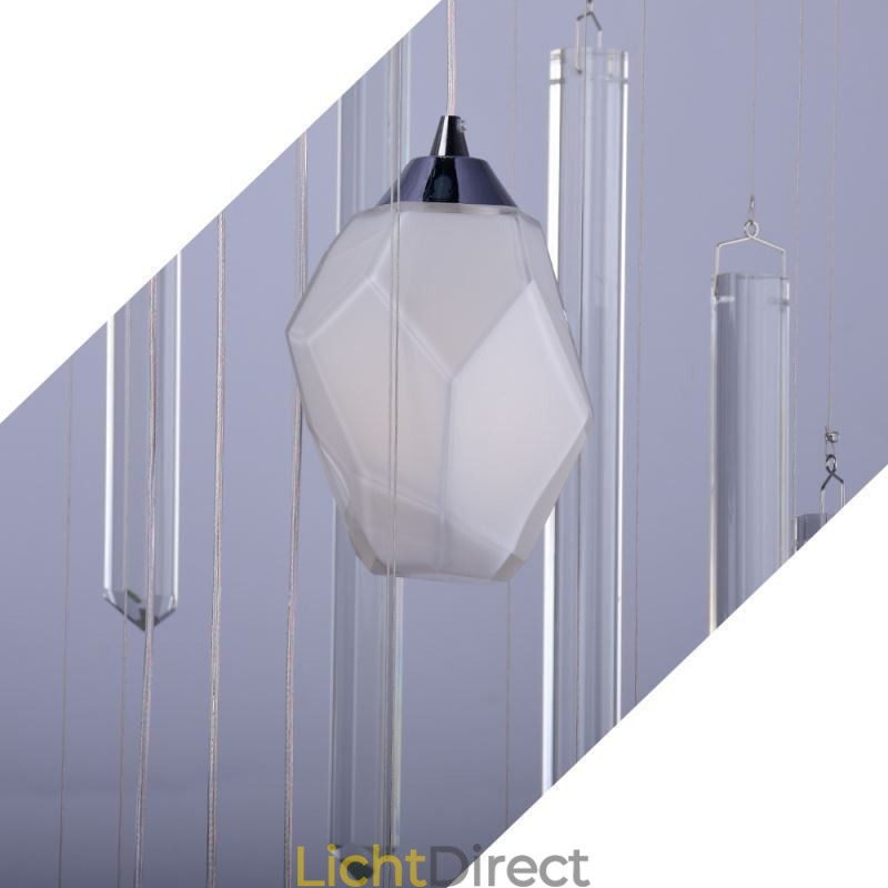 Cluster Hanglamp Moderne Grote Hangende Kristallen Kroonluchter Duplex Trap