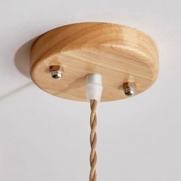 Henneptouw Hanglamp Retro Decoratie Plafondlamp Kwast Lampenkap