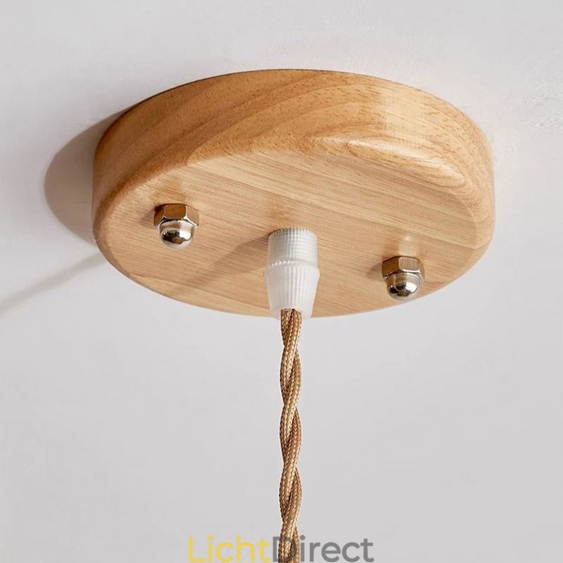 Henneptouw Hanglamp Retro Decoratie Plafondlamp Kwast Lampenkap