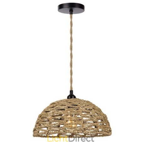 Landelijke Retro Hanglamp Handgeweven Papieren Touw Lampenkap 30cm Landelijke Retro Hanglamp Handgeweven Papieren Touw Lampenkap 30cm