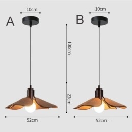 Nordic Hanglamp Wabi Sabi Stijl Stoffen Lampenkap Decoratieve Plafondlamp