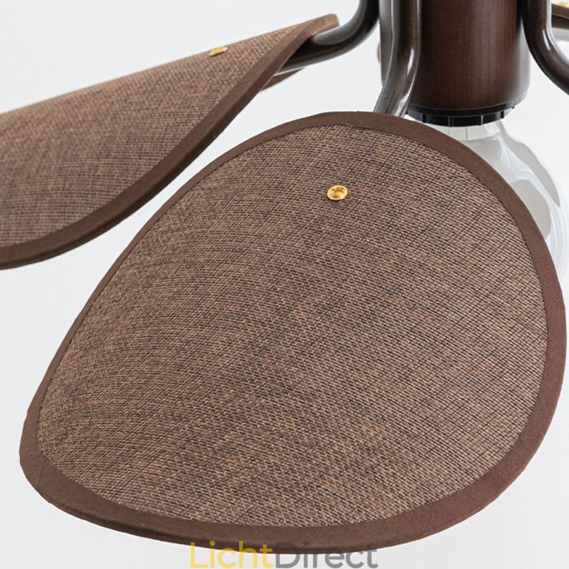 Nordic Hanglamp Wabi Sabi Stijl Stoffen Lampenkap Decoratieve Plafondlamp