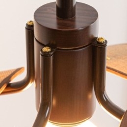 Nordic Hanglamp Wabi Sabi Stijl Stoffen Lampenkap Decoratieve Plafondlamp