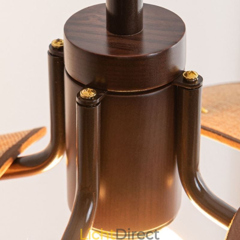 Nordic Hanglamp Wabi Sabi Stijl Stoffen Lampenkap Decoratieve Plafondlamp