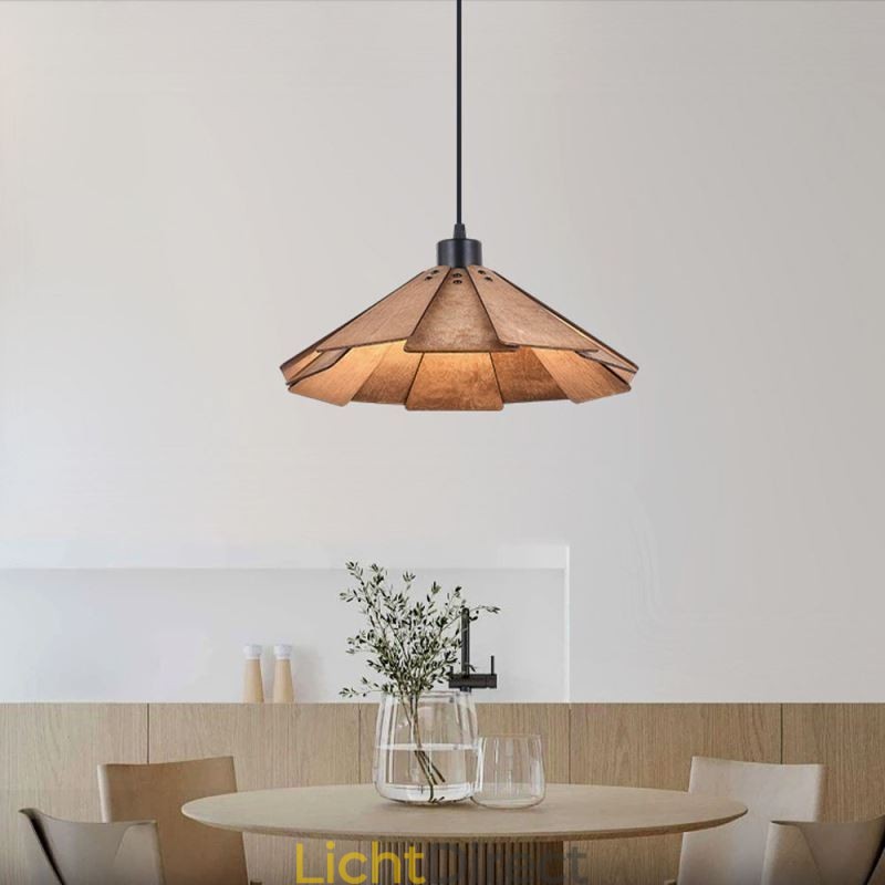 Retro Hanglamp Creatieve Houten Plafondlamp