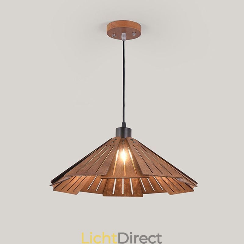 Retro Hanglamp Creatieve Houten Plafondlamp