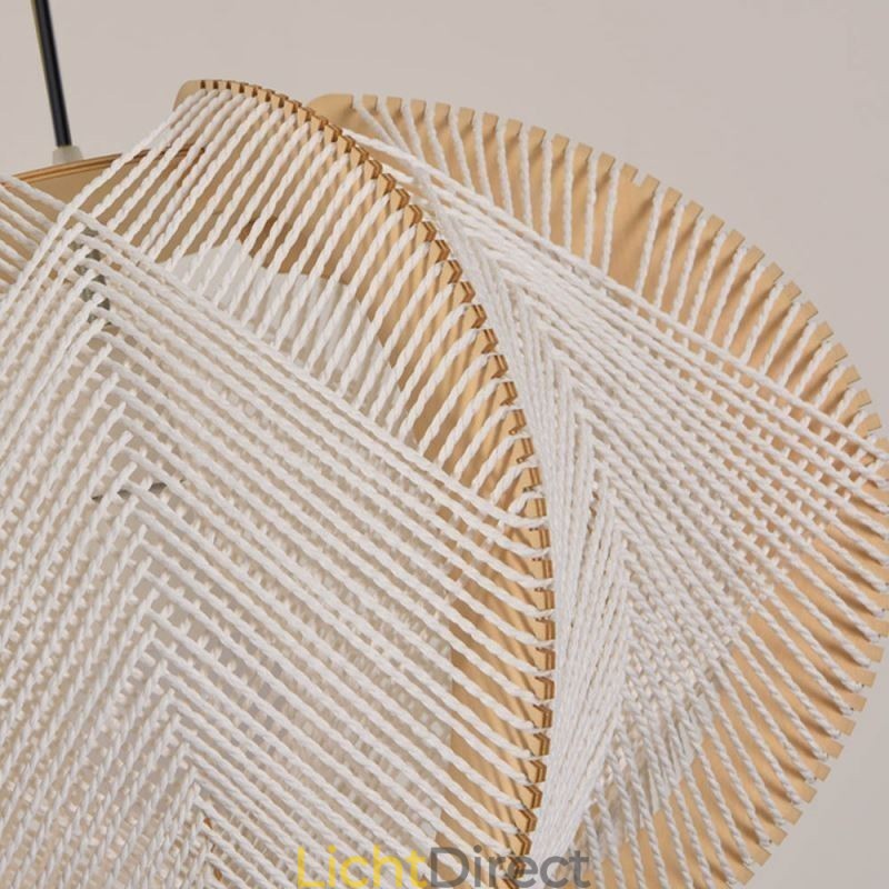 Nordic Hanglamp Retro Wabi Sabi Stijl Handgemaakte Massief Houten Plafondlamp