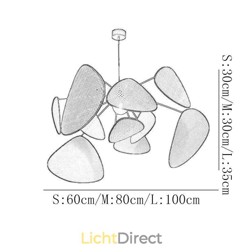 Hanglamp Natuurlijke Eenvoudige Handgeweven Plafondlamp