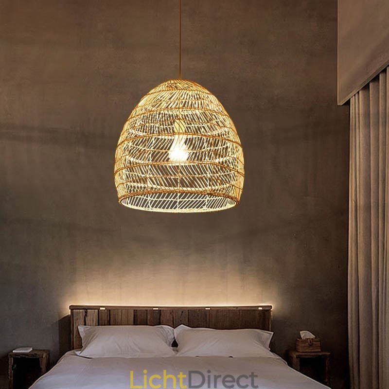Handgeweven hanglamp rotan hanglamp boerderij