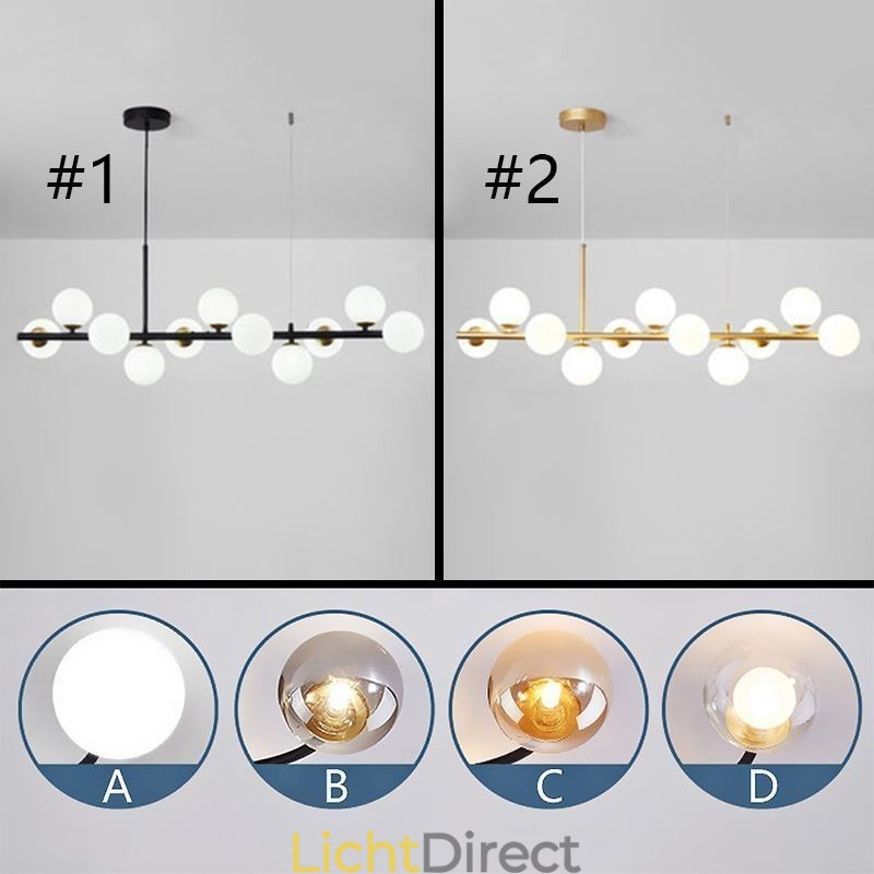 Hanglamp Magic Beans Molecular Glass Plafondlamp