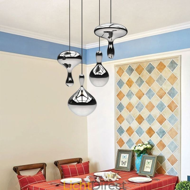 Creatieve hanglamp moderne eenvoudige gegalvaniseerde glazen kleine plafondlamp