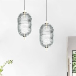 Water Ripple Hanglamp Moderne Minimalistische Smeedijzeren Plafondlamp