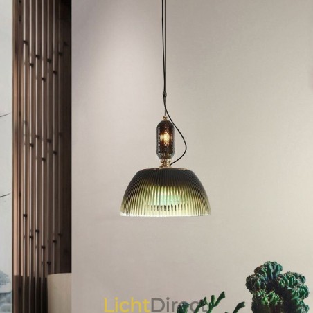 Geplooide rok glazen hanglamp moderne minimalistische smeedijzeren kleine plafondlamp Geplooide rok glazen hanglamp moderne minimalistische smeedijzeren kleine plafondlamp