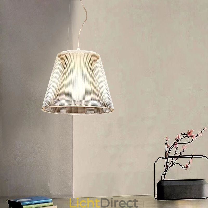 Glazen hanglamp moderne eenvoudige enkele plafondlamp