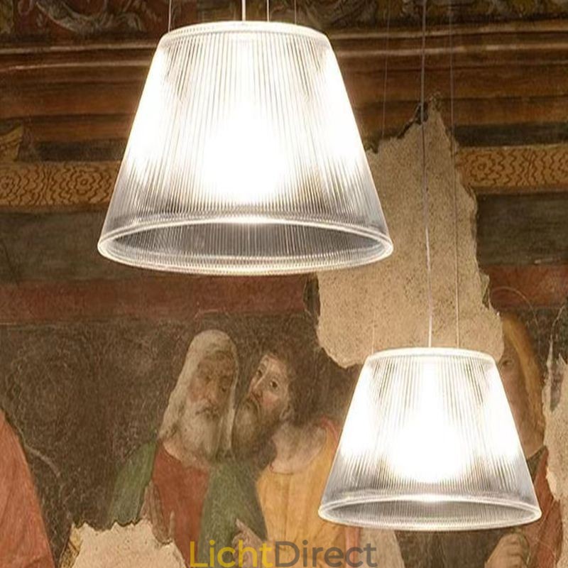 Glazen hanglamp moderne eenvoudige enkele plafondlamp