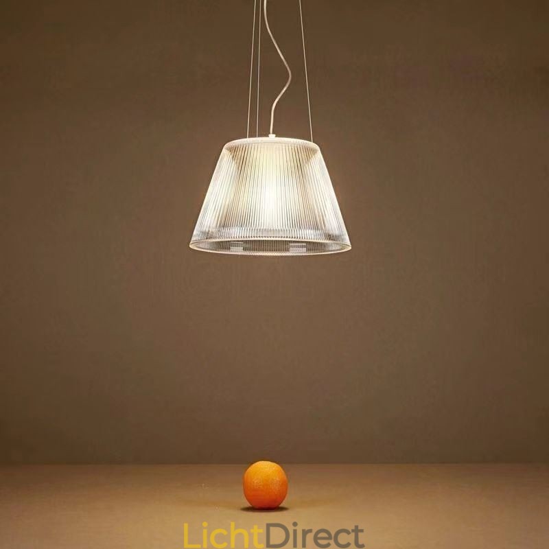 Glazen hanglamp moderne eenvoudige enkele plafondlamp