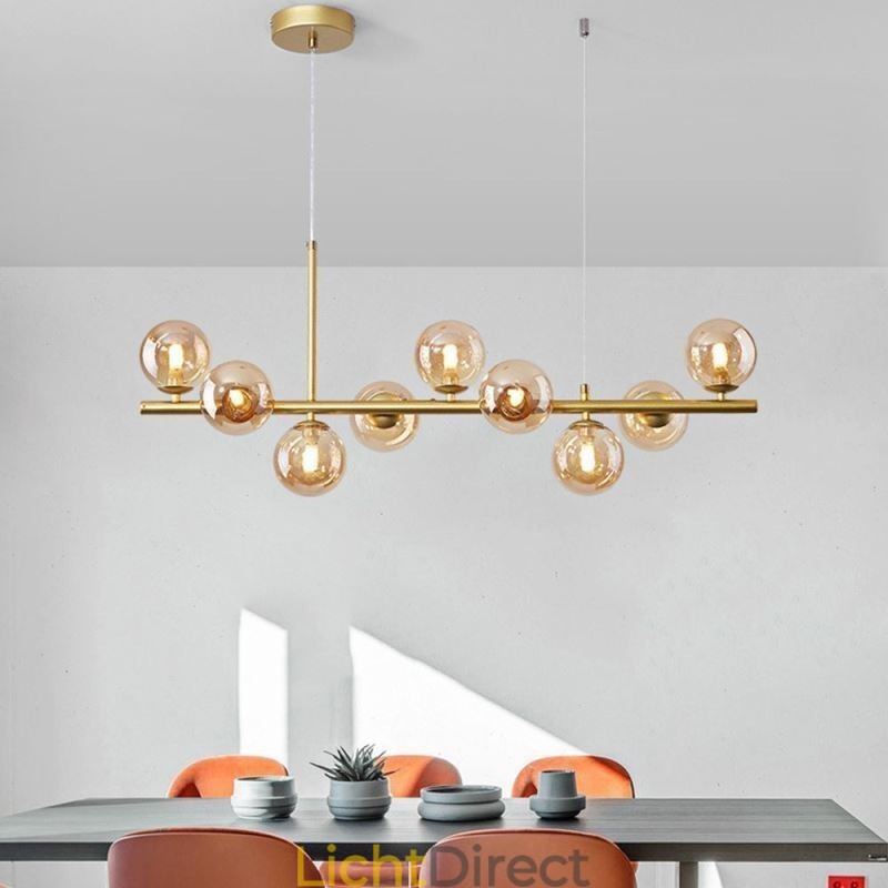 Hanglamp Modern Eenvoudig Magische Bonen Moleculair Smeedijzeren Glazen Plafondlamp