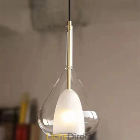 Hanglamp Moderne Minimalistische Dubbele Glazen Plafondlampen Hanglamp Moderne Minimalistische Dubbele Glazen Plafondlampen