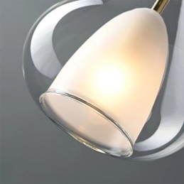 Hanglamp Moderne Minimalistische Dubbele Glazen Plafondlampen