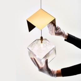 Creatieve glazen hanglamp paviljoen plafondlampen