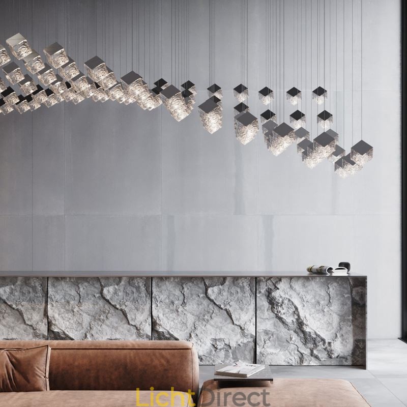 Creatieve glazen hanglamp paviljoen plafondlampen