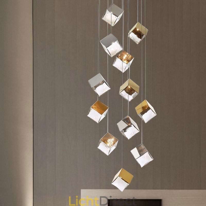 Creatieve glazen hanglamp paviljoen plafondlampen