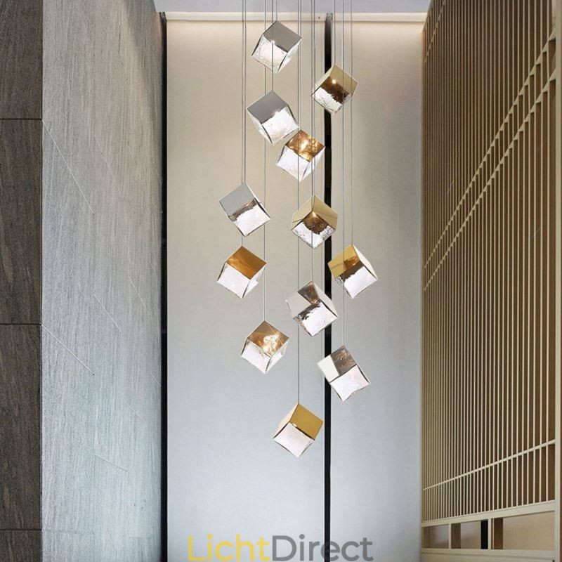 Creatieve glazen hanglamp paviljoen plafondlampen