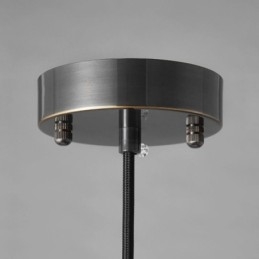 Moderne glazen hanglamp, enkele hangende hanglamp met heldere glazen kap