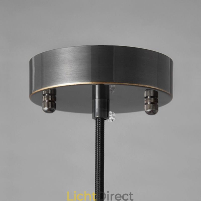 Moderne glazen hanglamp, enkele hangende hanglamp met heldere glazen kap