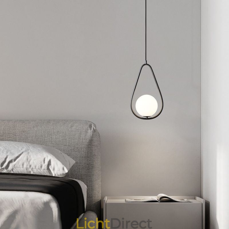Moderne Globe Hanglamp Glazen Waterdruppel Hanglamp